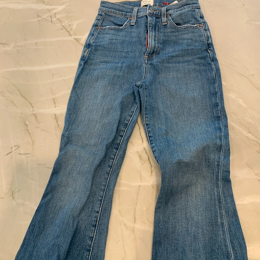 Alice + Olivia flare leg jeans